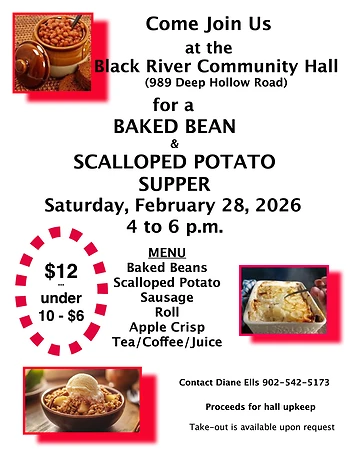 Poster for Baked Bean, Scalloped Potato Supper
