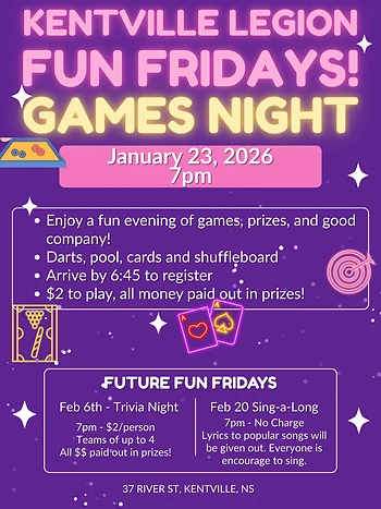 Poster for Fun Friday Nights - Games Night