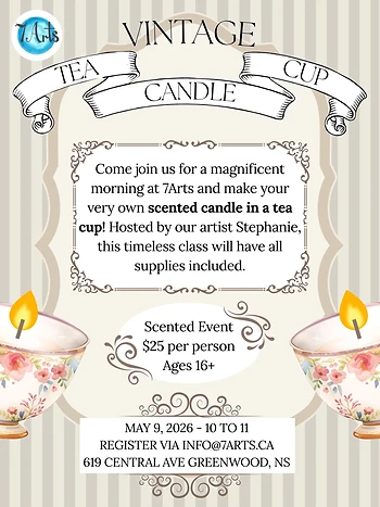 Poster for Vintage Teacup Candle