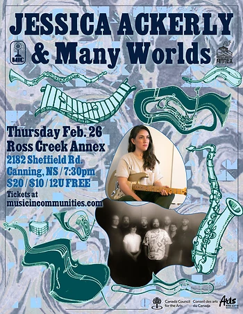 Poster for Jessica Ackerley and Many Worlds