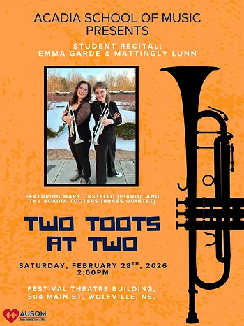 Poster for School of Music presents Student Recital