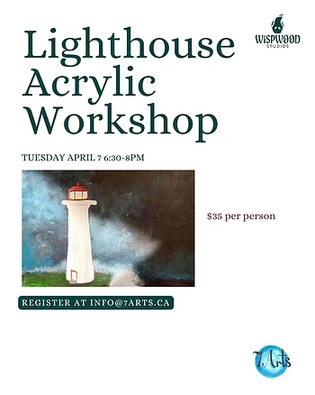 Poster for Lighthouse Acrylic Workshop