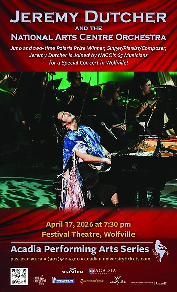 Poster for Jeremy Dutcher & National Arts Centre Orchestra