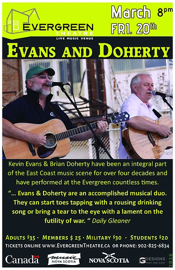 Poster for Evans and Doherty