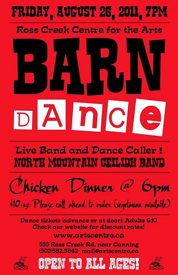 Poster for Barn Dance & Country Supper