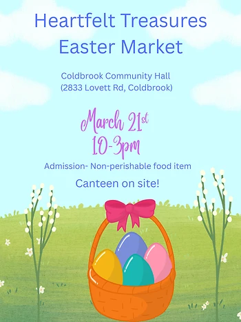 Poster for Heartfelt Treasures Easter Market