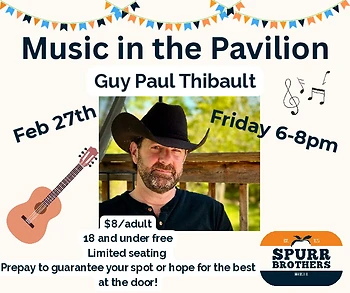 Poster for Music with Guy Paul Thibault
