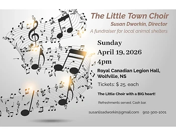 Poster for The Little Town Choir Concert