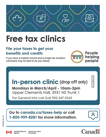 Poster for Free Tax Clinic