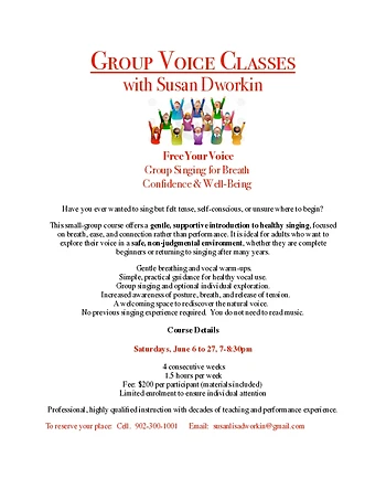 Poster for Free Your Voice, Group Singing