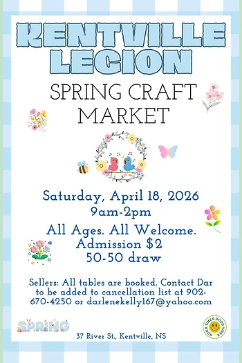 Poster for Spring Craft Market