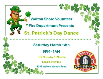 Poster for St. Paddy's Dance