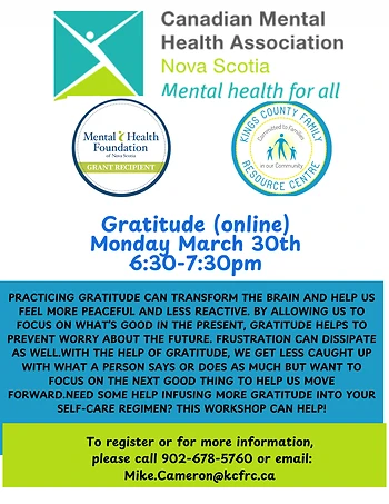 Poster for Gratitude (online)