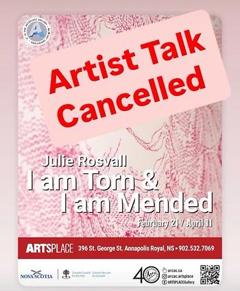 Poster for Artist Talk, Julie Rosvall