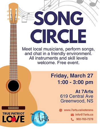 Poster for Open Mic Song Circle