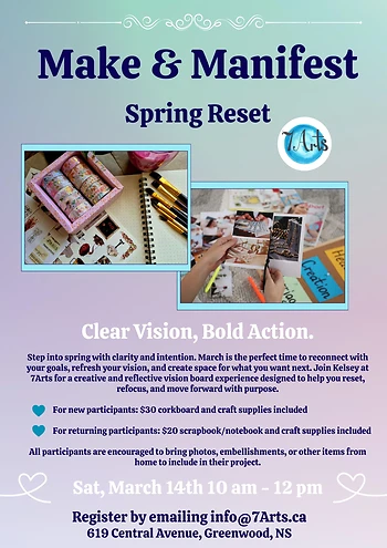 Poster for Make & Manifest: Spring Reset