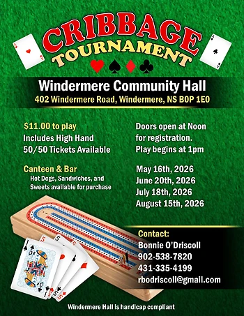 Poster for Crib Tournament