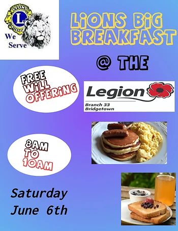 Poster for Lions Big Breakfast