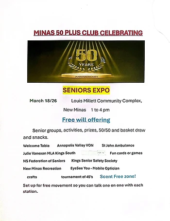 Poster for Seniors Expo