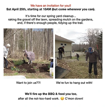Poster for Spring Yard Cleanup