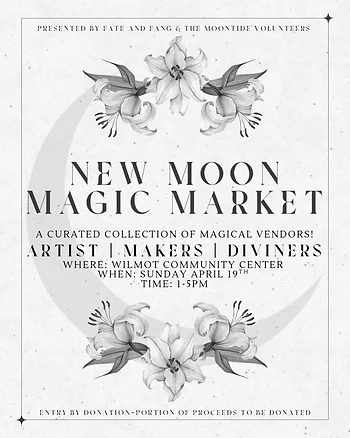 Poster for New Moon Magic Market