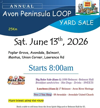 Poster for Loop Yard Sale & Bake Sale(s)