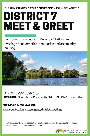 Poster for District 7 Meet and Greet
