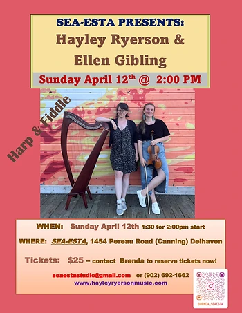 Poster for Ellen Gibling & Hayley Ryerson