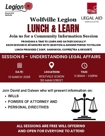 Poster for Lunch and Learn Understanding Legal Empowerment