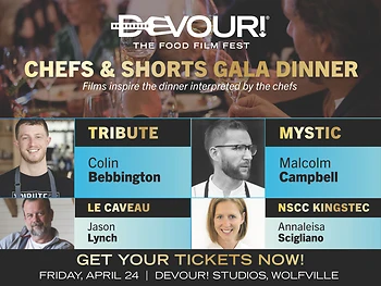 Poster for Chefs & Shorts Gala Fundraising Dinner