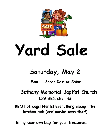 Poster for Indoor Yard Sale