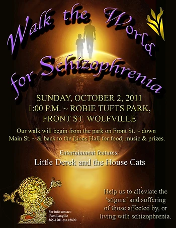 Poster for Walk the World for Schizophrenia
