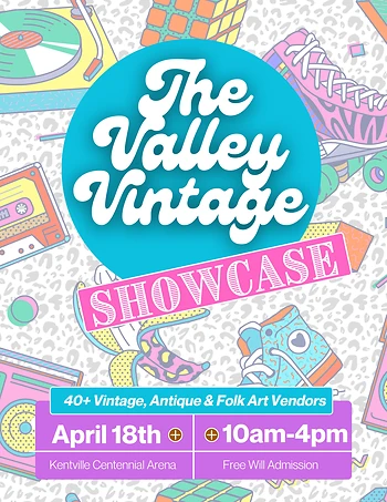 Poster for The Valley Vintage Showcase