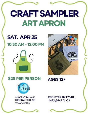 Poster for Craft Sampler - Art Apron