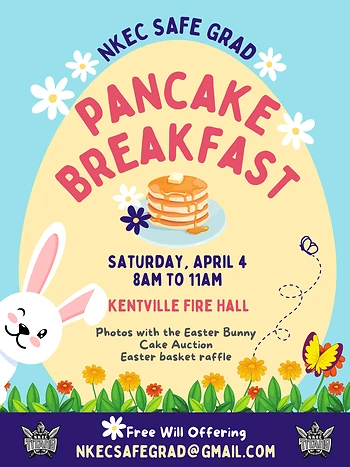 Poster for Easter Pancake Breakfast