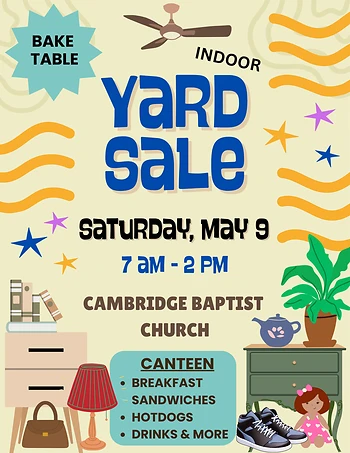 Poster for Indoor Yard Sale