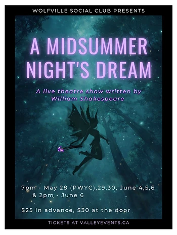 Poster for Midsummer Night's Dream - Pay What You Want Night