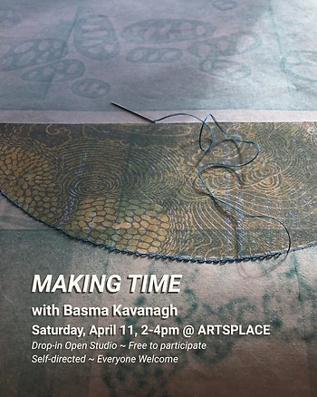Poster for Making Time with Basma Kavanagh
