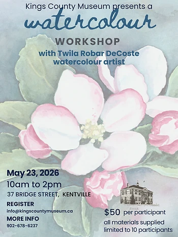 Poster for Watercolour Workshop