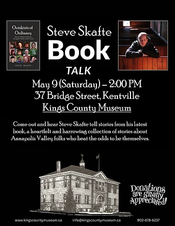 Poster for Steve Skafte Book Talk