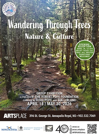 Poster for Opening+Artist Talk | Wandering Through Trees