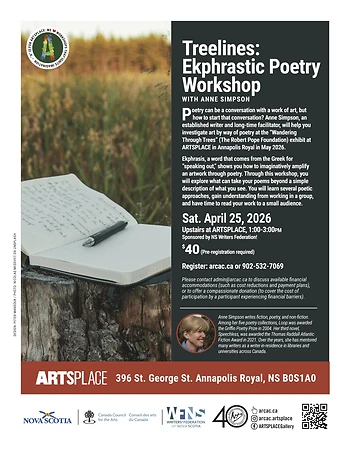 Poster for Treelines | Poetry Workshop