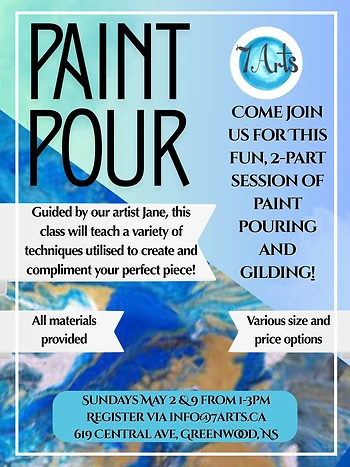 Poster for Gild Your Own Paint Pour