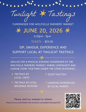 Poster for Twilight Tastings Fundraiser