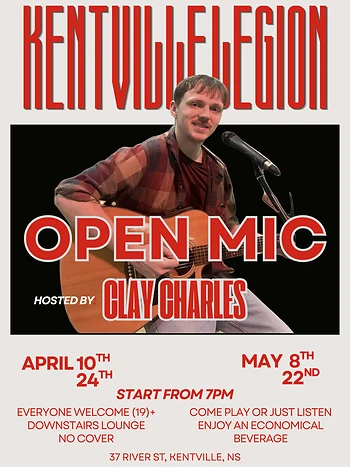 Poster for Open Mic Hosted by Clay Charles