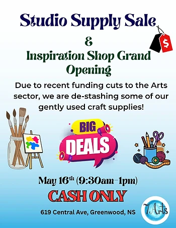 Poster for Studio Supply Sale