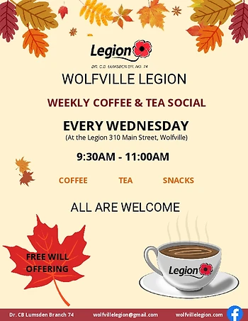 Poster for Coffee and Tea Social