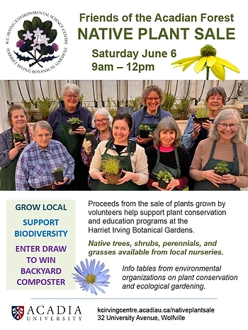 Poster for Native Plant Sale