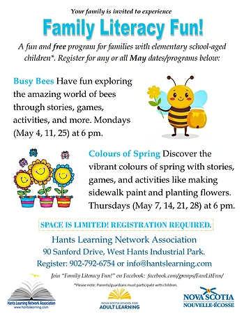 Poster for Colours of Spring Family Fun