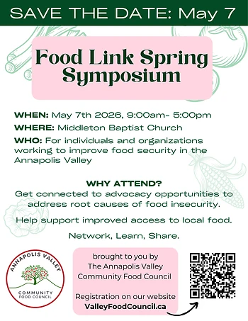 Poster for Food Link Spring Symposium